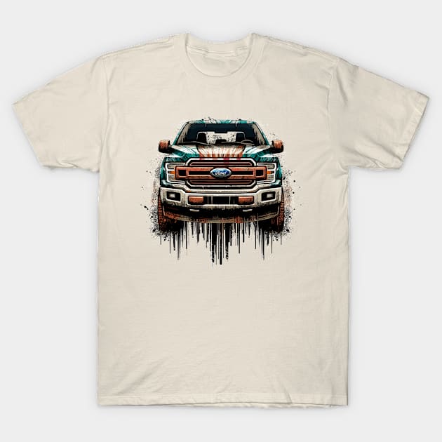 Ford F150 T-Shirt by Vehicles-Art